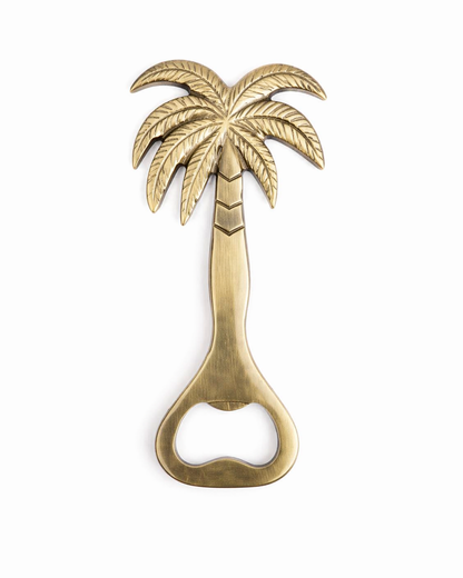 Palm Tree Brass Bottle Opener