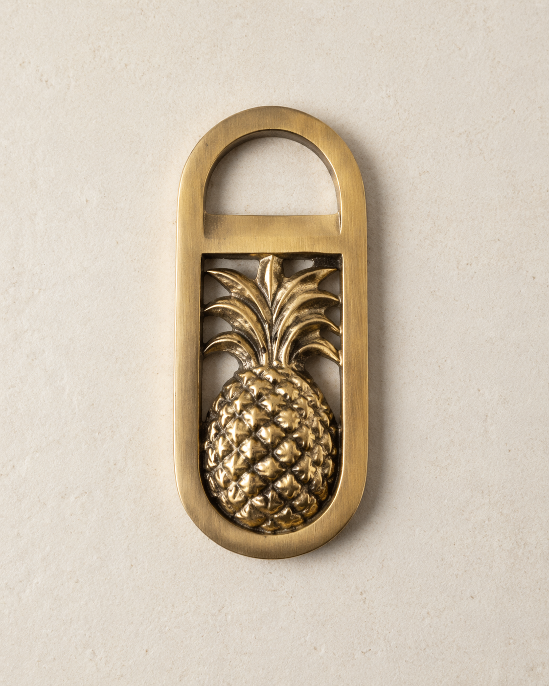 Pineapple Brass Bottle Opener