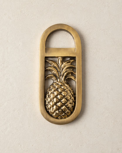 Pineapple Brass Bottle Opener