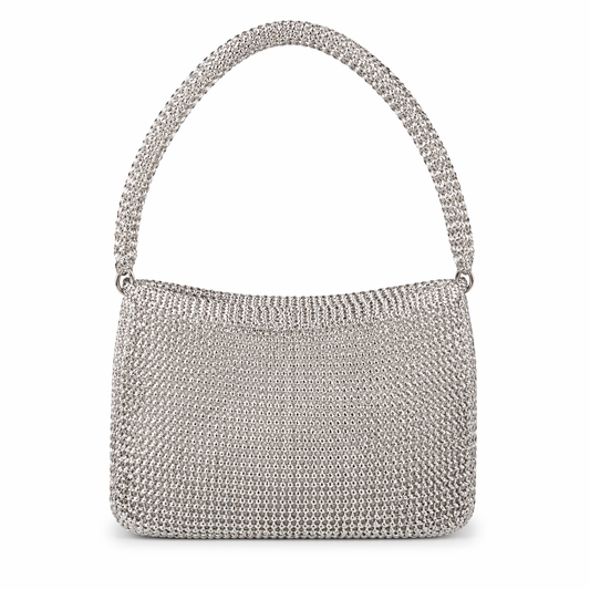 Seminyak Silver Wire Shoulder Bag