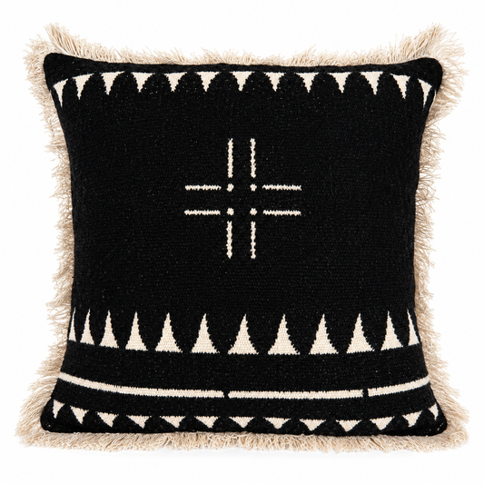 Sumba Noir Woven Cushion