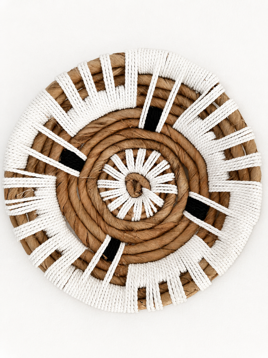 Coastal Spiral Artisan Wall Disc