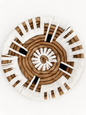 Coastal Spiral Artisan Wall Disc
