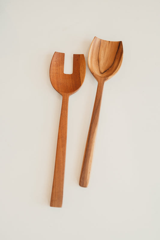 Bamboo Salad Servers