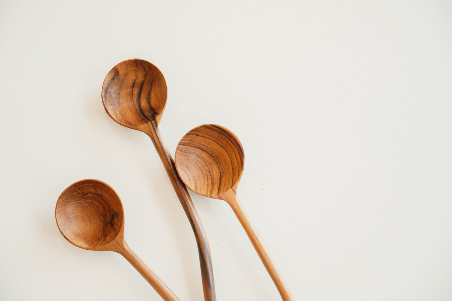 Bamboo Curved Coin Spoon – 25cm