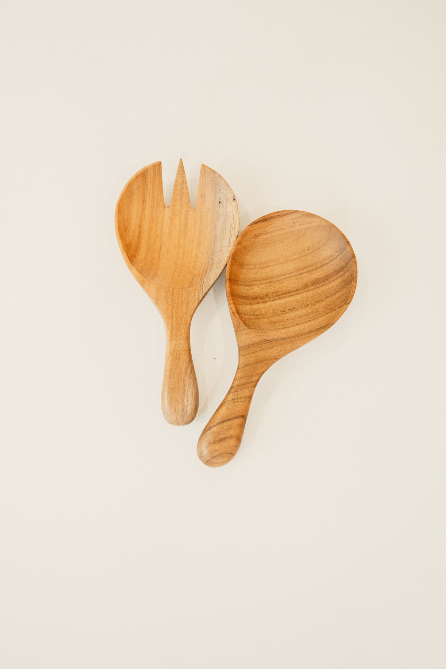 Small Bamboo Salad Servers