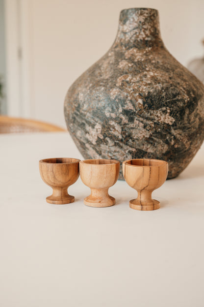 Bamboo Egg Cups – Set of 3