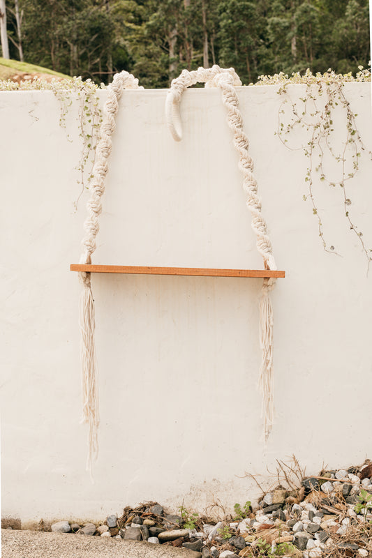 Coastal Macramé Hanging Swing