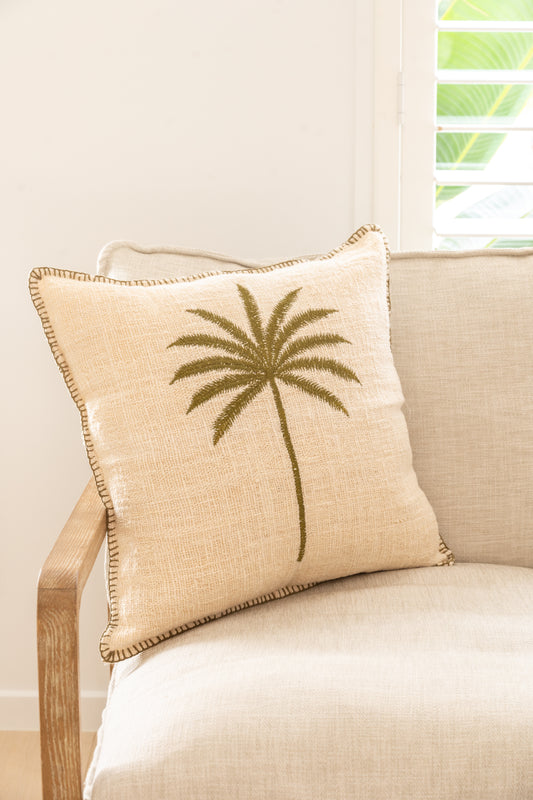 Island Palm Cushion