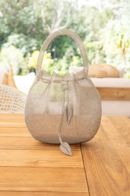 Seminyak Woven Wire Bag