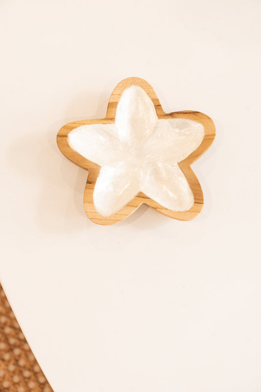 Pearl Wood Star Dish