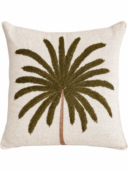 Ubud Olive Palm Cushion