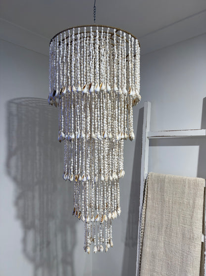 Tidal Shell Cascade Chandelier – 125cm