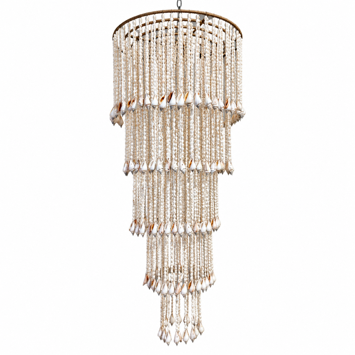 Tidal Shell Cascade Chandelier – 125cm