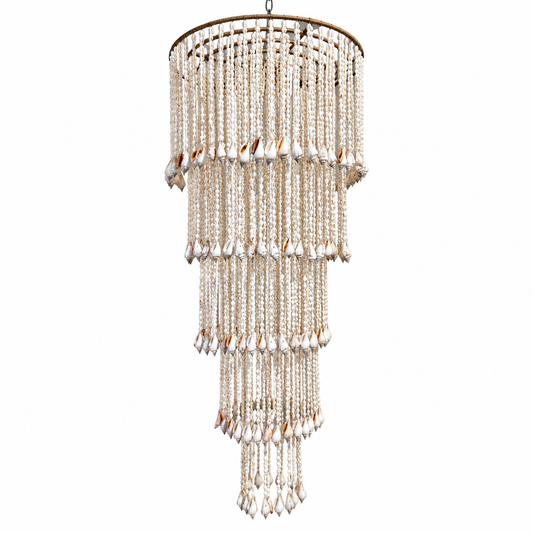 Tidal Shell Cascade Chandelier – 125cm