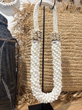 Coastal Shell Necklace on Stand